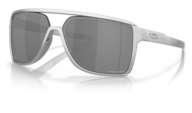 Oakley OO9147 Castel Sunglasses - Men's X Silver Frame Prizm Black Lens 63 - Oakley