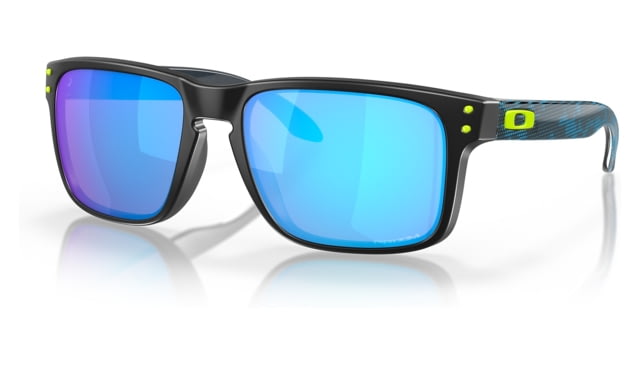Oakley OO9244 Holbrook A Sunglasses - Men's Polished Black Frame Prizm Sapphire Lens Asian Fit 56 - Oakley