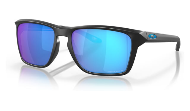 Oakley OO9448F Sylas A Sunglasses - Men's Matte Black Frame Prizm Sapphr Irid Polarized Lens Asian Fit 58 - Oakley