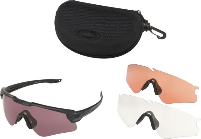 Oakley SI Standard Issue Ballistic M-Frame ALPHA Sunglasses 3 Lens Array Black w/ClearTR22TR45