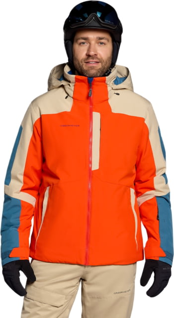 Obermeyer Foundation Jacket - Men's High Kick Orange Extra Large