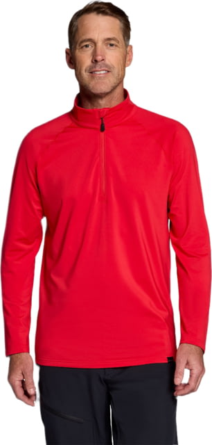 Obermeyer Obermeyer M Oly Baselayer Zip Top - Men's Roma Red Small - $129.00 at Optics Planet