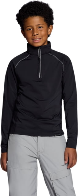 Obermeyer Obermeyer T Oly Baselayer Zip Top - Men's Black Medium - $90.00 at Optics Planet
