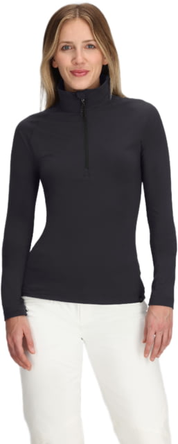 Obermeyer Obermeyer W Oly Baselayer Zip Top - Women's Black Small - $129.00 at Optics Planet