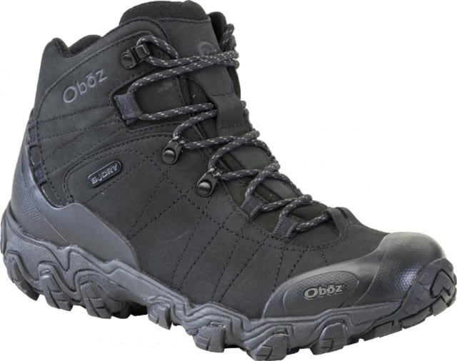 Oboz USED Oboz Bridger Mid B-DRY Hiking Shoes - Men's Medium Black Sea 13 - $179.99 at Optics Planet