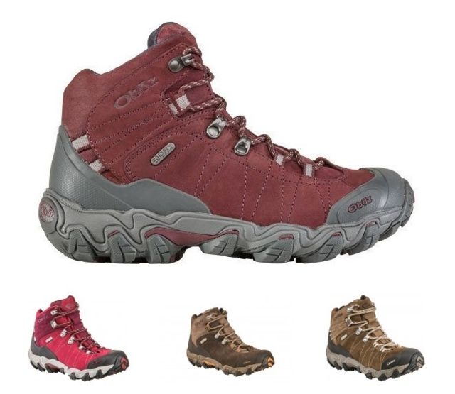 Oboz USED Oboz Bridger Mid B-Dry Hiking Boots - Women's Wide Walnut 9 - $189.99 at Optics Planet