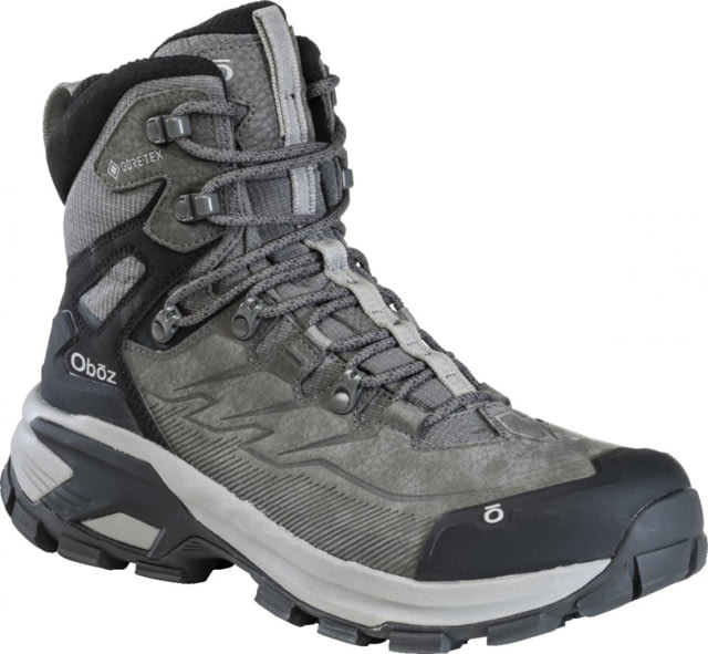 Oboz Oboz Bridger Ridge Mid GTX Hiking Shoes - Men's Gunmetal Black 10.5 - $240.00 at Optics Planet
