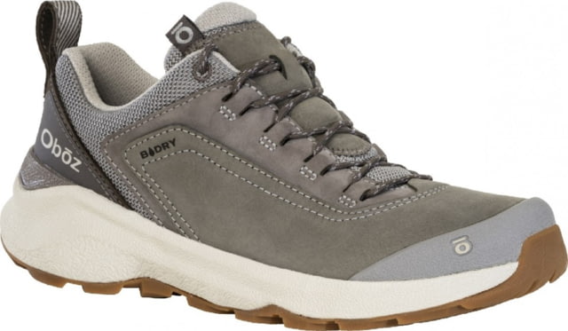Oboz USED Oboz Cottonwood Low B-DRY Hiking Shoes - Women's Drizzle 7.5 - $85.99 at Optics Planet