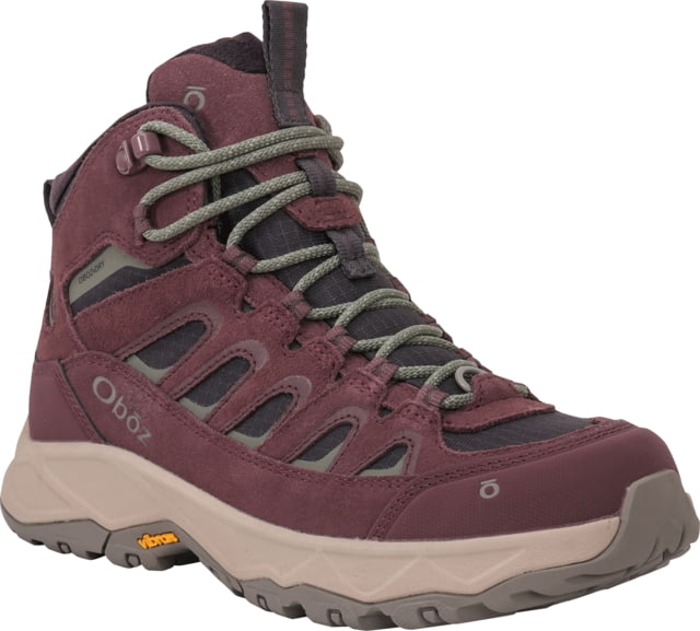 Oboz Sawtooth Ascent Mid Insulated Waterproof Hiking Boots - Women's 12 US Medium Berry