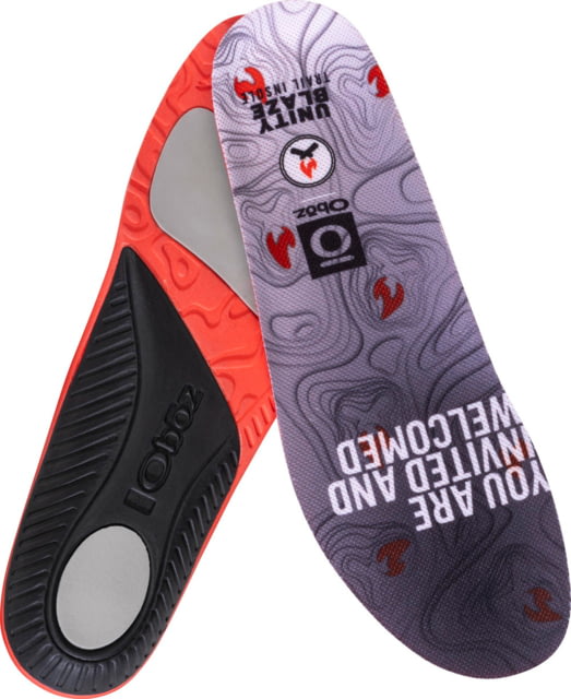 Oboz Unity Blaze Trail Insole Red Extra Large