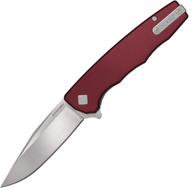 Ocaso Knives Strategy Linerlock Red Satin OCA - Ocaso Knives