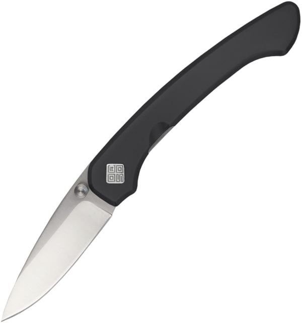 Ocaso Knives Seaton Mini Folding Knife 2.38in Satin AUS-10A Stainless Blade Black PVD Coated Stainless Handle - Ocaso Knives