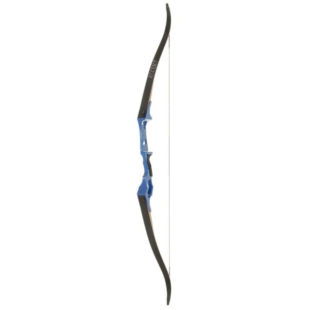 October Mountain Ascent Recurve Bow 58 in. 45 lbs RH Blue - October Mountain