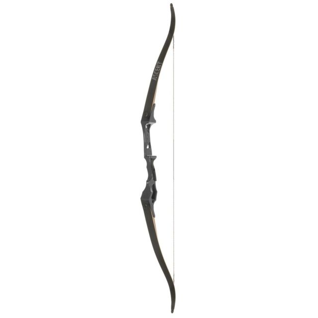 October Mountain Ascent Recurve Bow 58in. 35lbs RH Black - October Mountain