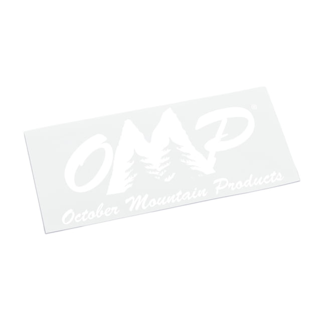 October Mountain Decal White