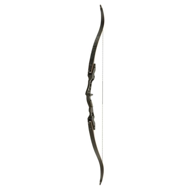 October Mountain Night Ridge ILF Recurve Bow 60 in. 40 lbs RH Black - October Mountain