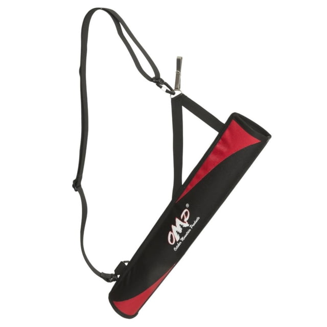 October Mountain No Spill Hip and Back Quiver RH/LH Red One Size
