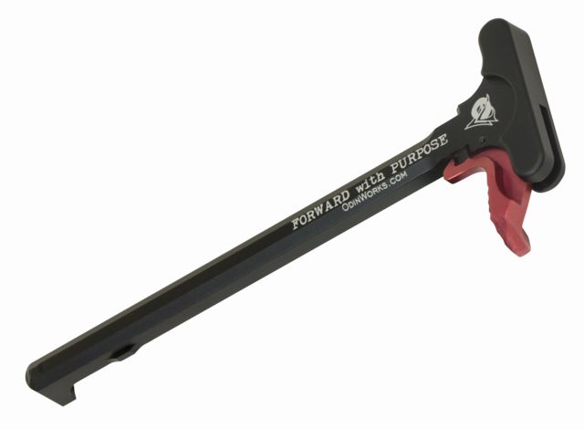 ODIN Works AR10 Extended Charging Handle Red - Odin Works