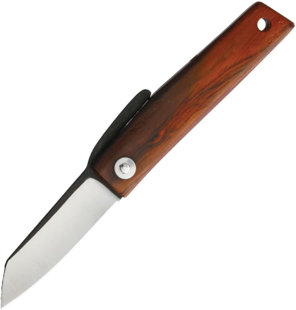 Ohta Knives 5CO FK5 D2 Tool Steel Blade Folder Knife 2in D2 Tool Steel Blade Cocobolo Wood Handle OFF FK5 CO