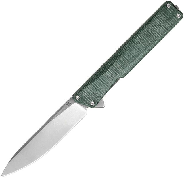 Oknife AION Linerlock Grn Micarta OKNAIONGM - Oknife