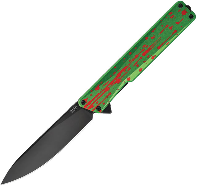 Oknife AION Linerlock Zombie Grn OKNAIONZG - Oknife