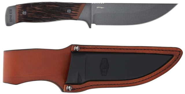 Old Timer Frontier - 131OTF Fixed Blade Knife 5in 7Cr Stainless Steel Straight Back Blade Synthetic Wood Handle Box