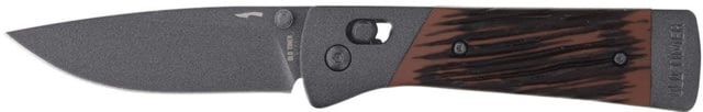 Old Timer Frontier Pivot Lock - 132OTF Folding Knife 3.1in 7Cr Stainless Steel Drop Point Blade Synthetic Wood Handle Box