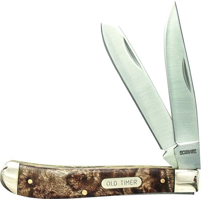 Old Timer Gunstock Trapper Folding Pocket Knife - Old Timer