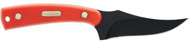 Old Timer Sharpfinger Fixed Knife 3.35in Stainless Steel Fixed Blade Orange Composite Handle - Old Timer