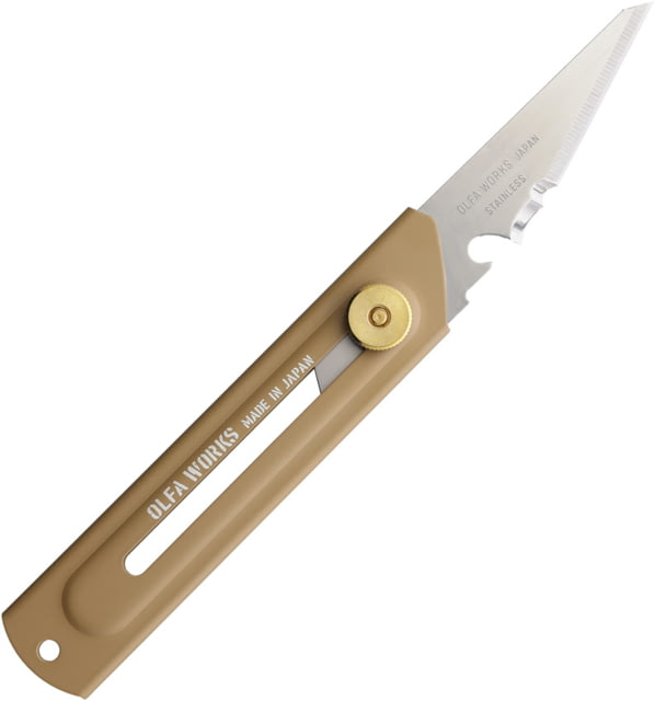 OLFA WORKS Utility Camp Knife Sand OWUCK1SB - Olfa Works