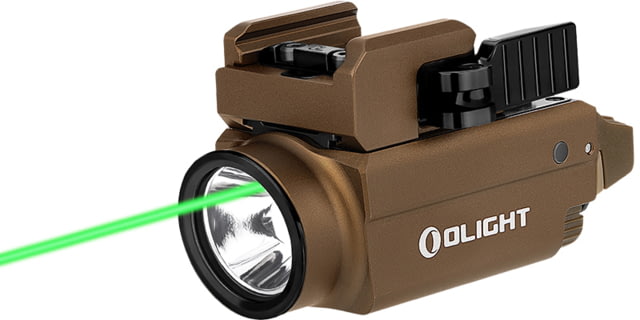 Olight Olight Baldr S 800 Lumens LED Tactical Flashlight with Green Laser Tan - $129.95 at Optics Planet