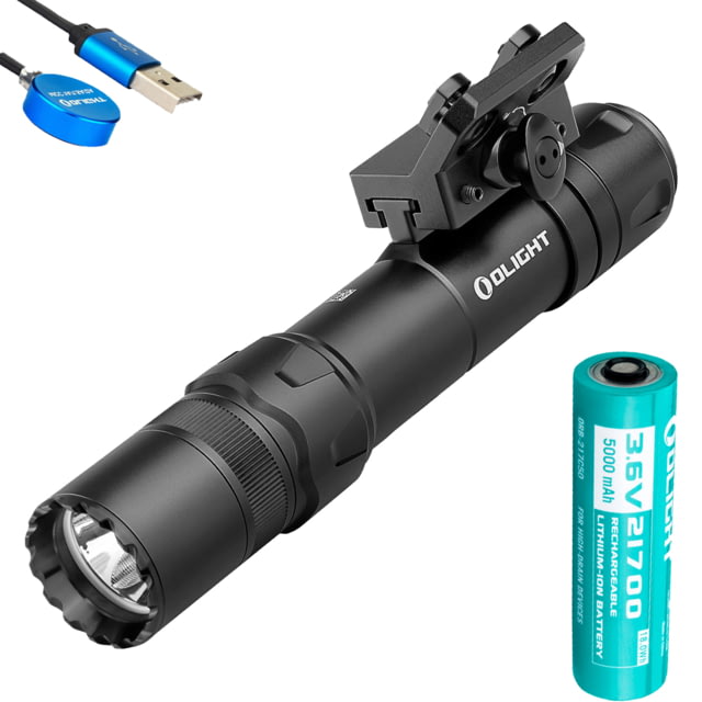 Olight Odin GL M 1500 Lumens LED Rechargeable Rail Mount Flashlight w/Green Beam Combo Black - Olight