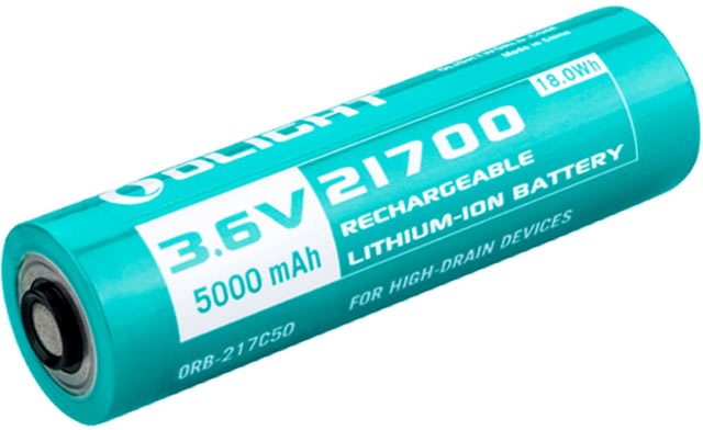 Olight 217C50 21700 Battery for Seeker 2, Seeker 2 Pro, M2R Pro, Warrior X Pro, Teal, 6926540989206