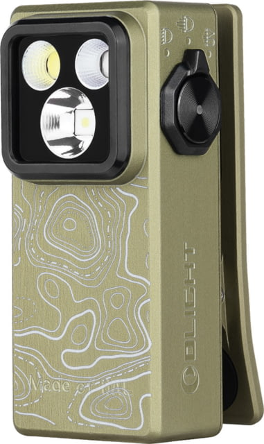 Olight Olight Oclip Ultra USB-C Rechargeable 530 Lumen Clip-On LED Flashlight Olive Topo - Olight