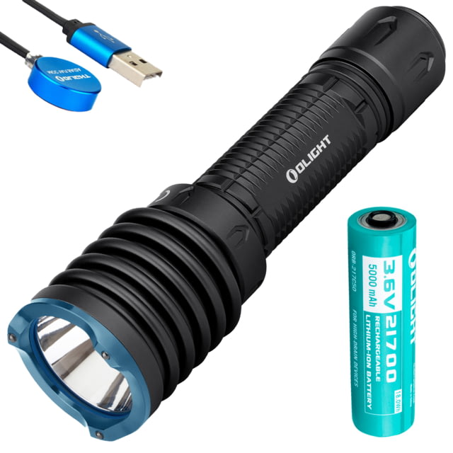 Olight Warrior X 3 2500 Lumens LED Rechargeable Long Throw Flashlight Black - Olight