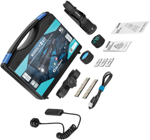 Olight Warrior X 4 Flashlight Kit OLTWRX4KITMTBK