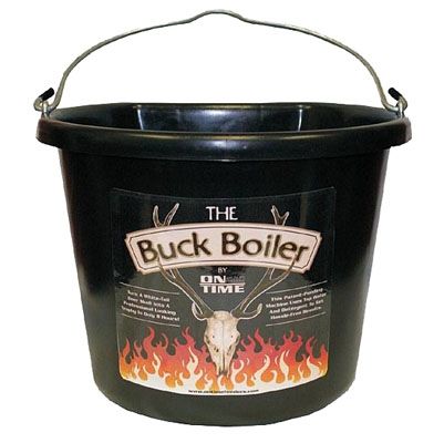 On Time Wildlife Feeders Buck Boiler XL Black - On Time Wildlife Feeders