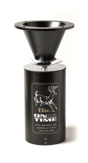 On Time Wildlife Feeders Elite Lifetime Feeder w/ 200 Lb Hanger Green - On Time Wildlife Feeders