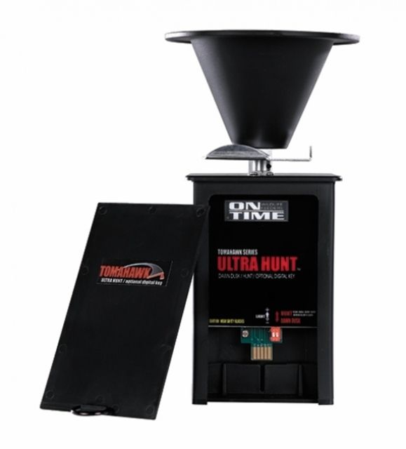 On Time Wildlife Feeders Tomahawk Ultra Hunt 30 Gal. Hanger Green - On Time Wildlife Feeders