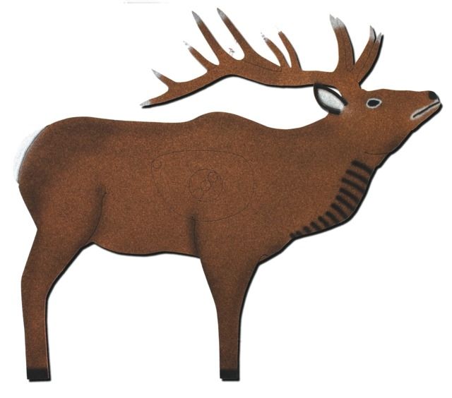 Oncore Targets Elk Self-Healing Archery Target Brown/White Large - Oncore Targets