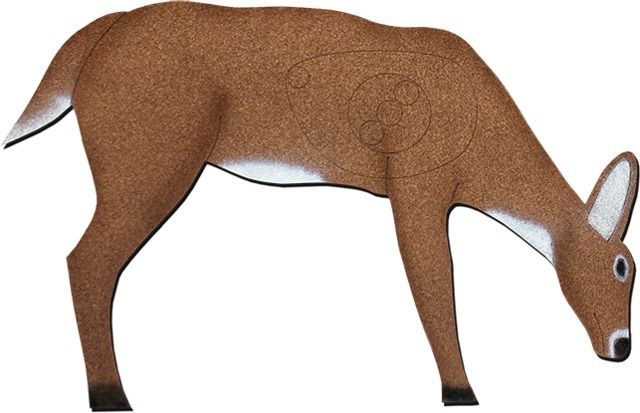 Oncore Targets Feeding Deer Self-Healing Archery Target Small Brown/White