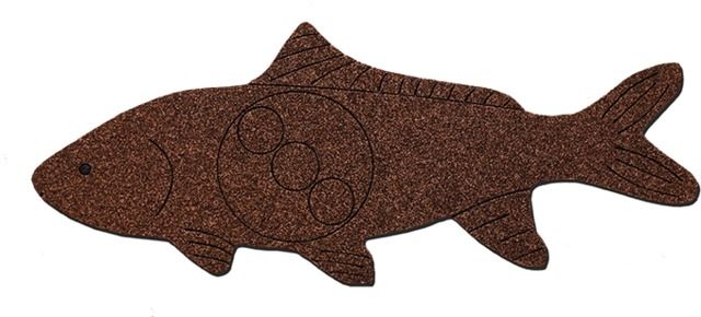 Oncore Targets Fish Self-Healing Archery Target Brown Small
