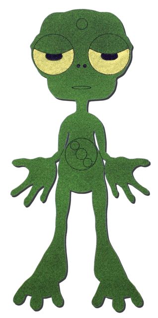 Oncore Targets Green Alien Archery Target Green/Black Medium