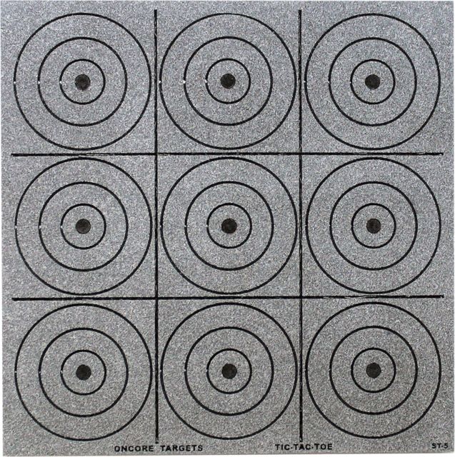 Oncore Targets Tic Tac Toe Self-Healing Archery Target Grey Medium