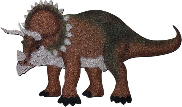 Oncore Targets Triceratops Self-Healing Archery Target Brown/Green/Black Small