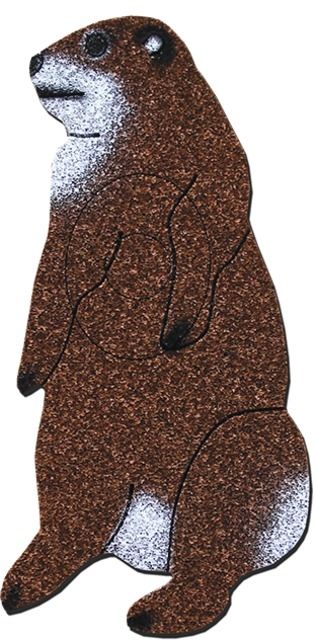 Oncore Targets Woodchuck Standing Self-Healing Archery Target Brown Small