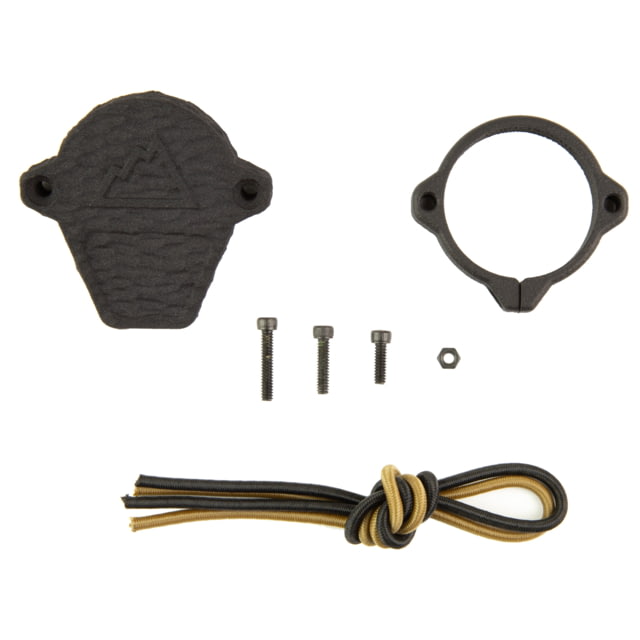 One Hundred Concepts Ruggedized LightCap Light Cover Fits Cloud Defense Rein 1.0/OWL or Similar Matte Finish Black Large Includes ShockCollar