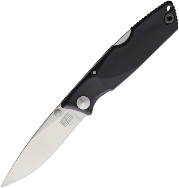 Ontario Knife  Wraith Lockback Drop Point Knife 2.75in Satin 1.4116 SS Drop Point Black ABS Handle Black - Ontario Knife