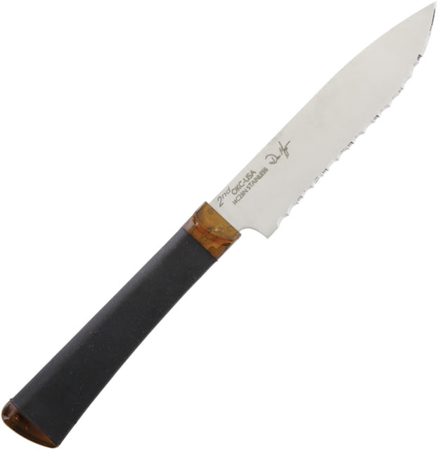 Ontario Knife Agilite Mid-Size Utility 2nd Fixed Blade Knife 5in Satin Black Transparent Handle - Ontario Knife