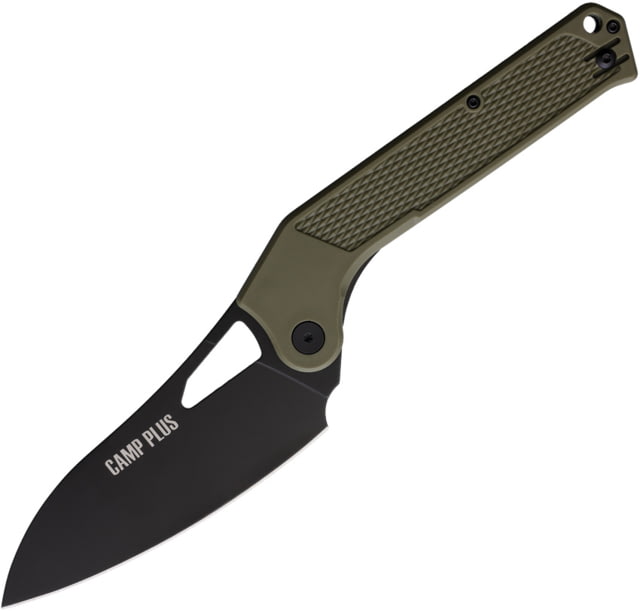 Ontario Knife Camp Plus EDC Linerlock Grn CP ON4320TC - Ontario Knife